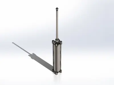 Cilindro SMC C96NDB100-500C Cylinder 3D model