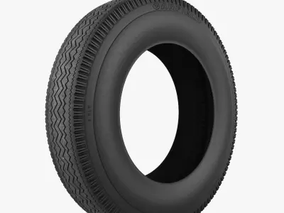 Tire Garfield ZigZag 3D model