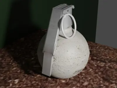 Grenade Baseball Low-poly 3D model