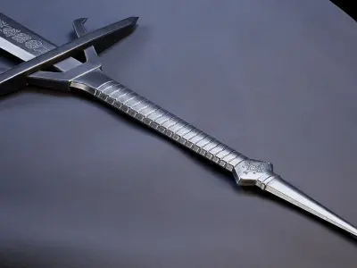 Sword - Dark Fantasy Low-poly 3D model
