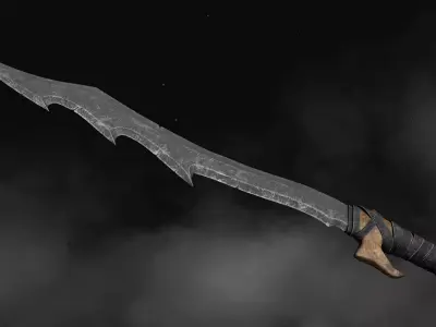 Sword - Goblin Low-poly 3D model