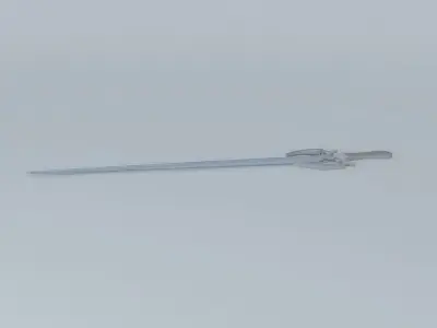 espada blue sword Free 3D model