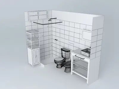 Bathroom furniture Free 3D model shop