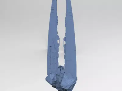 Wraith Interceptor architecture Pilon 2 3D model