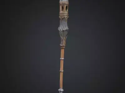 a realistic medieval feauturing spears 3D model