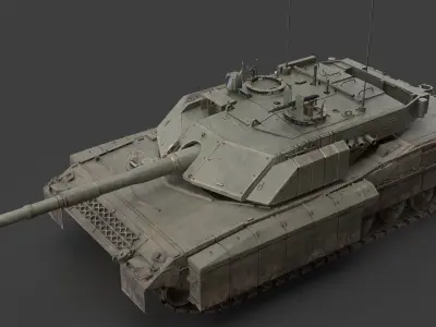 C1 Ariete  and Mofication PSO  Low-poly 3D model