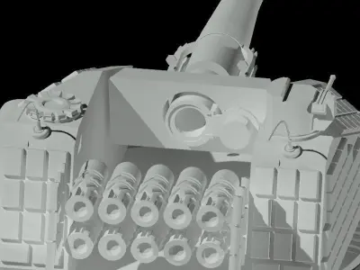 Sci-Fi EMC-Tank 3D model 3D model