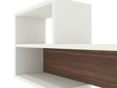Floating Wall Shelf Unit Free 3D model