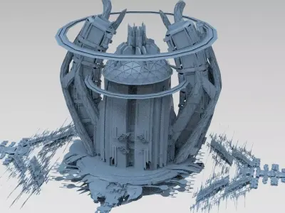 Trinity ascension tower 1 3D model