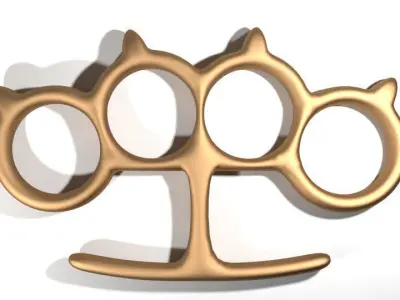 Brass Knuckle - Type 2 3D model