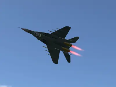 MiG-29 Fulcrum 3D Model Low-poly 3D model