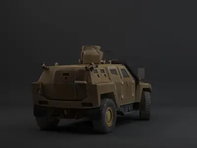 otokar cobra2 Low-poly 3D model
