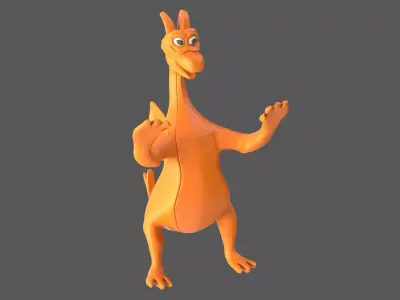 Cartoon Dragon V1 3D model