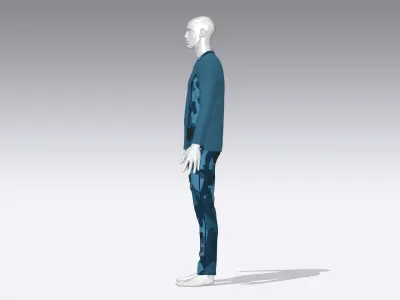 Soldier Uniform Low-poly 3D model