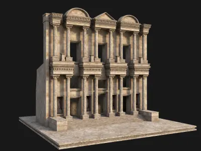 Library Of Celsus Ephesus 3D model