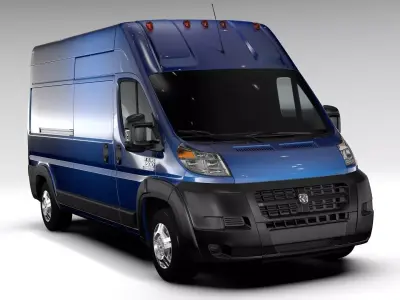 Ram Promaster Cargo 3500 H3 159WB 2016 3D model