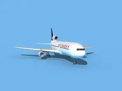 Lockheed L-1011 TriStar Air Canada 2 3D model