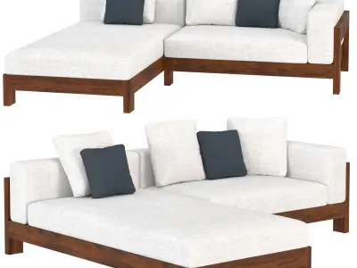  Alison Iroko Outdoor sofa2 3D model