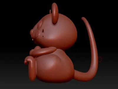 Rat emote Free 3D print model