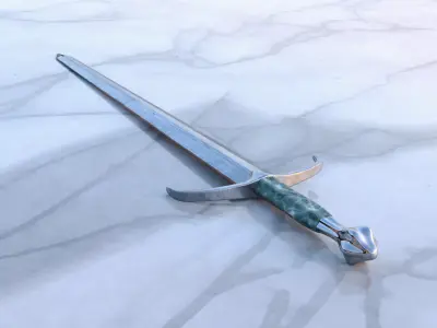 Knight Sword Free 3D model