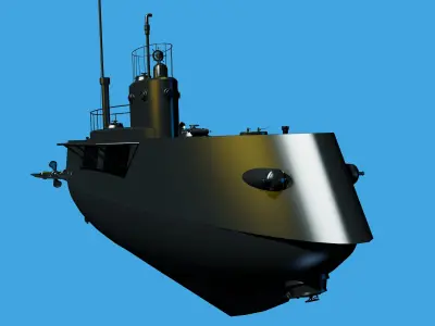 Protector submarine 3D model
