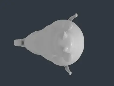 Easter guardian key ring 3D print model