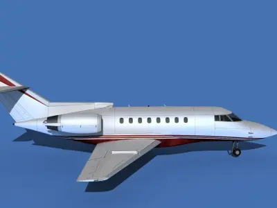 Hawker Siddley 1000 V11 3D model