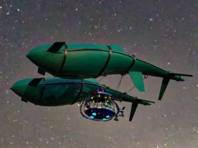 Air Balloon Low-poly 3D model Low-poly 3D model