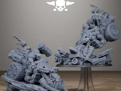 Orkaz Biker Boss 3D print model