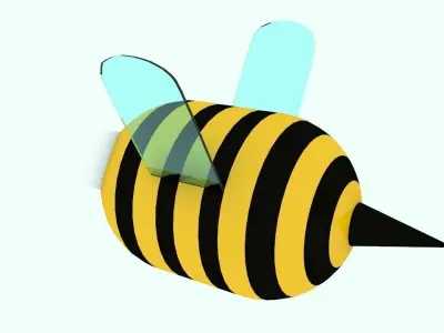Bee cute Free 3D model