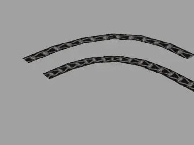 Chain Lowpoly Texture Low-poly 3D model