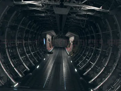 Aircraft Interior PBR Low-poly 3D model