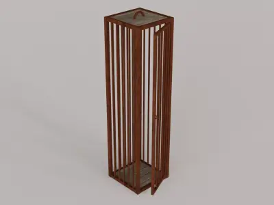 Medieval Cages Gibbets - Low-poly PBR Low-poly 3D model