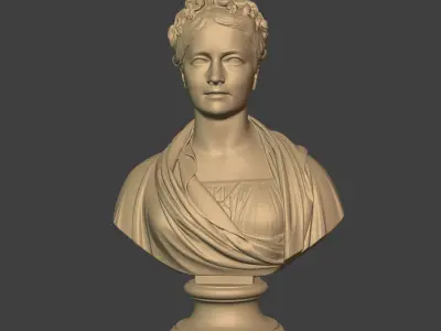 Unknown Carthaginian - Roman - Greek Woman Bust 3D print model