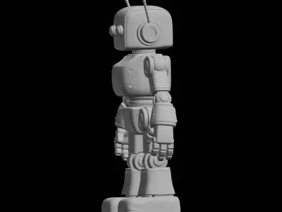 Robot Model 3D Print Model Robot Figure 3D print model