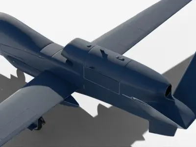 8K Unmanned Aerial Vehicle Drones UDIM textures 3D model