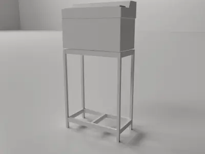Aquarium with Stand 3D model
