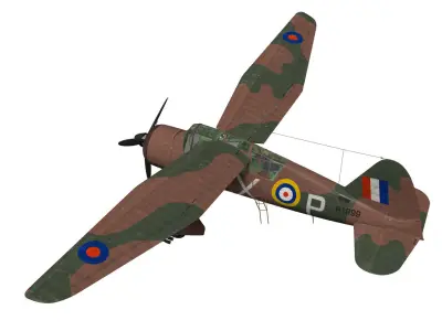 Westland Lysander MkII 3D model