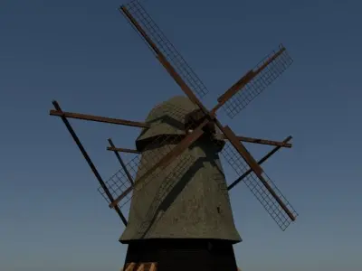 Old Dutch Mill 3D model