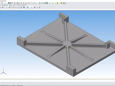 K-3855a Hearth Plate 3D model
