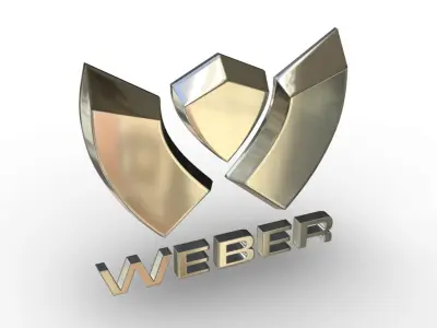 weber logo 3D model