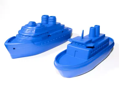 Toy cruise ships 3D print model