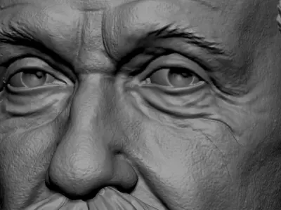 Albert Einstein 3D print model