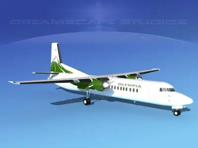 Fokker F-60 Olympia 3D model