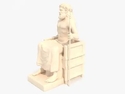 Statue of Zeus 3D model