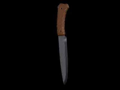Native American knife Free low-poly 3D model