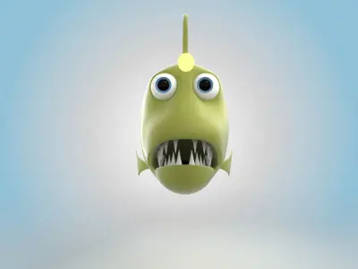 Anglerfish 3D model