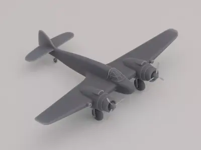 Bristol Beaufighter Night Fighter United Kingdom WWII 1940 3D print model