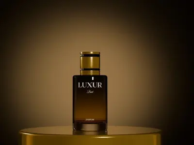 Perfume Template with 1 scene 3D model