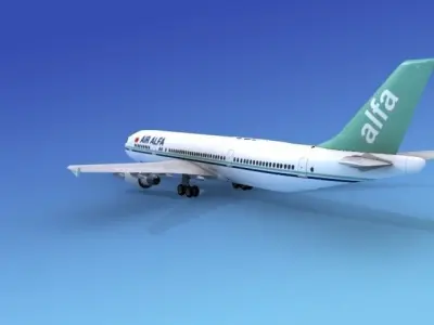 Airbus A300 Alfa 2 3D model
